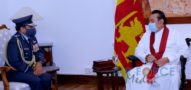 INDIAN AIR FORCE CHIEF CALLS ON THE PRIME MINISTER