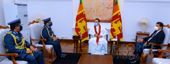 INDIAN AIR FORCE CHIEF CALLS ON THE PRIME MINISTER