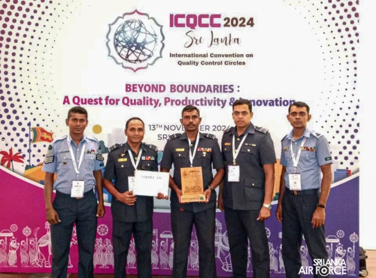 SLAF SECURES GOLD AT 49TH INTERNATIONAL CONVENTION ON QUALITY CONTROL CIRCLES 2024