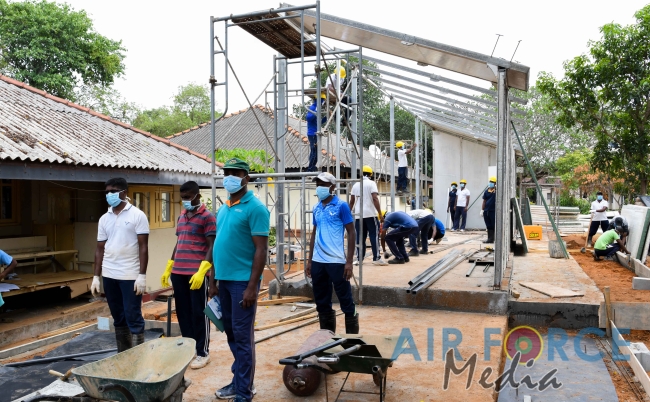SLAF Assists in Expanding Quarantine Capabilities at IDH