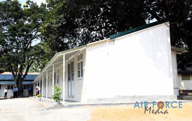 Air Force Hands Over Newly Constructed Isolation Unit at IDH to Ministry of Health