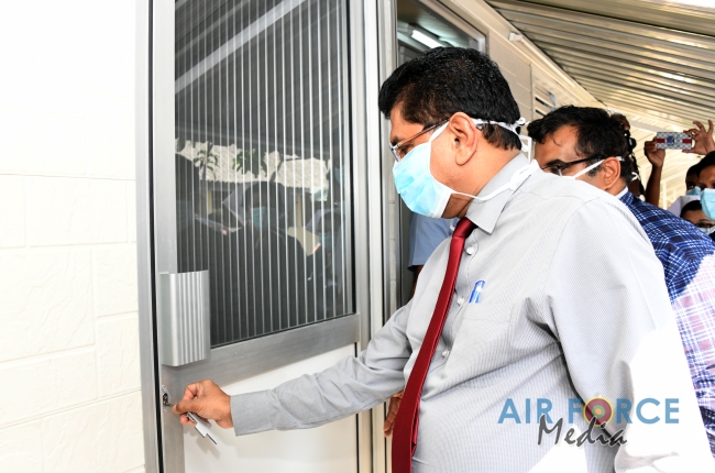 Air Force Hands Over Newly Constructed Isolation Unit at IDH to Ministry of Health