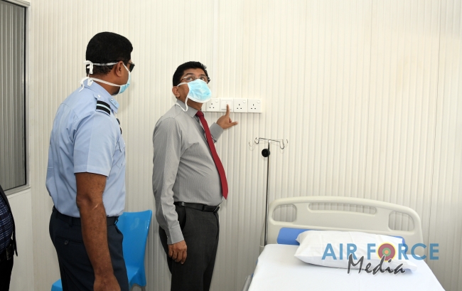 Air Force Hands Over Newly Constructed Isolation Unit at IDH to Ministry of Health
