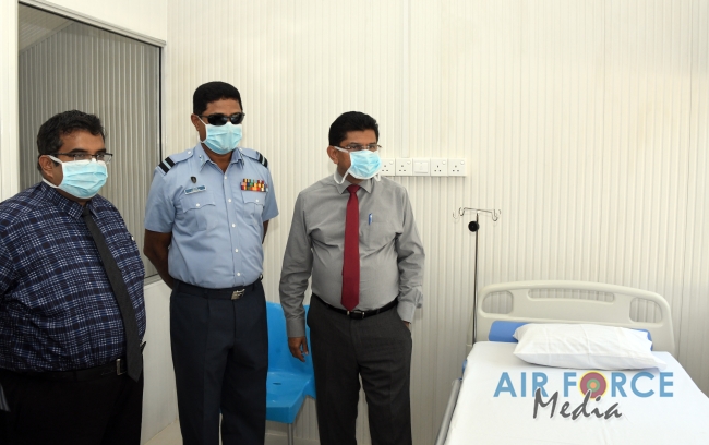 Air Force Hands Over Newly Constructed Isolation Unit at IDH to Ministry of Health