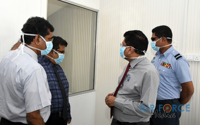 Air Force Hands Over Newly Constructed Isolation Unit at IDH to Ministry of Health
