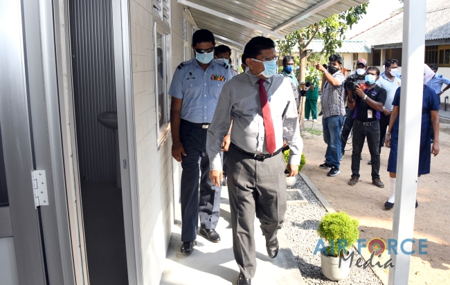 Air Force Hands Over Newly Constructed Isolation Unit at IDH to Ministry of Health