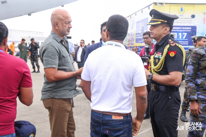 IL-76
IAF AIRCRAFT ARRIVES IN SRI LANKA WITH NDRF TEAM AND DISASTER RELIEF
SUPPLIES