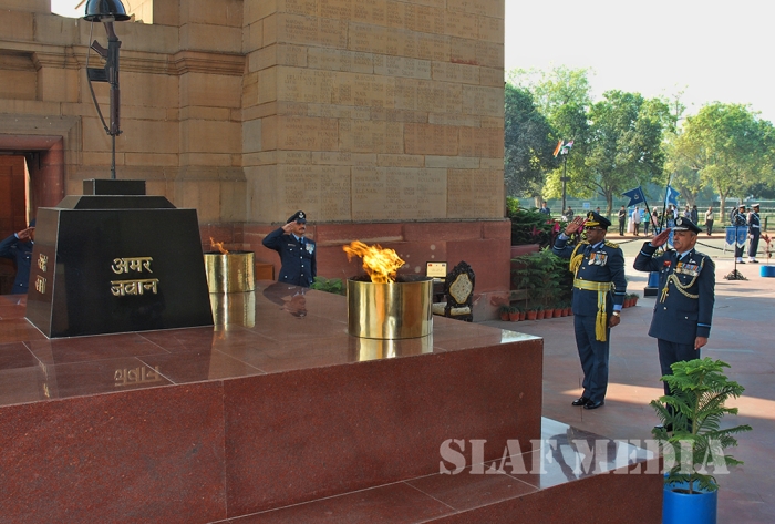 The Commander Visits India