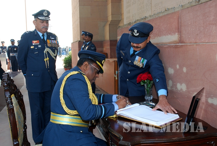 The Commander Visits India