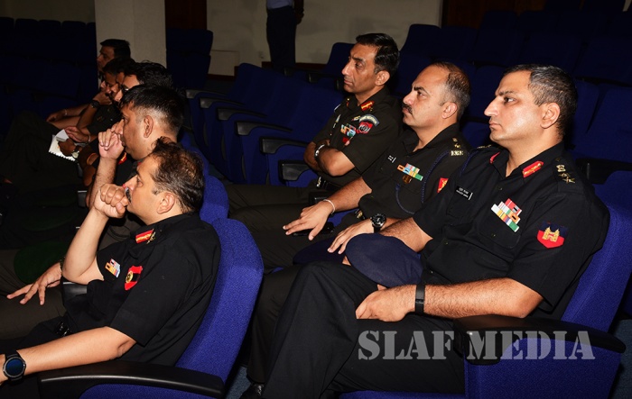A Delegation from the Indian Army Higher Command Course Visits SLAF