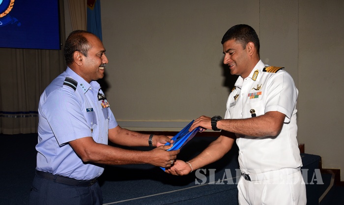 A Delegation from the Indian Army Higher Command Course Visits SLAF