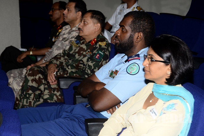 A Delegation of Indian NDC Visits Air Force Headquarters