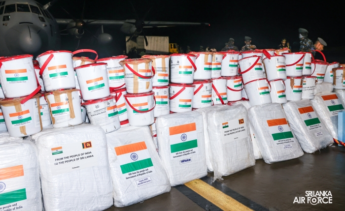 IAF
C-130 AIRCRAFT CARRYING DISASTER RELIEF SUPPLIES ARRIVES IN SRI LANKA