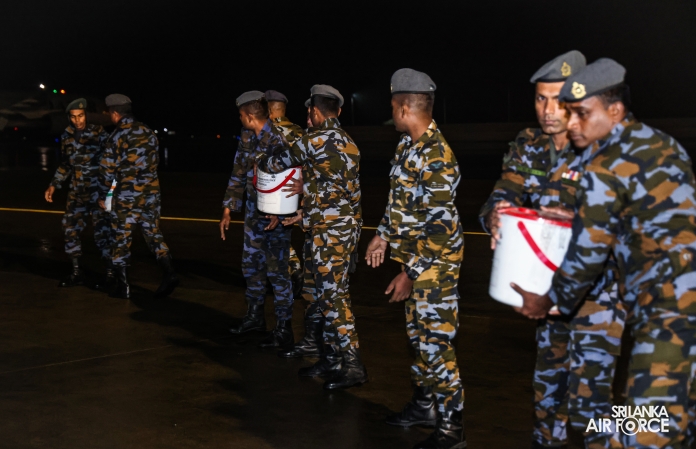 IAF
C-130 AIRCRAFT CARRYING DISASTER RELIEF SUPPLIES ARRIVES IN SRI LANKA