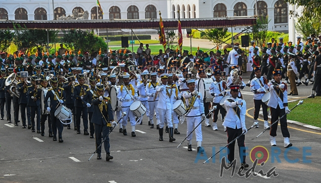 The Sri Lanka Air Force join in the 72nd Independence Celebrations
