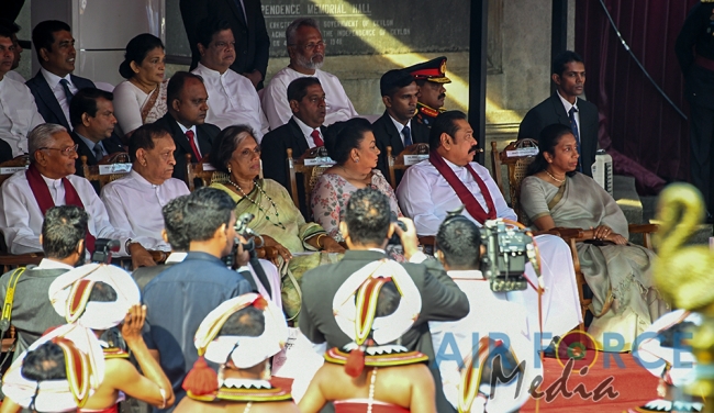 The Sri Lanka Air Force join in the 72nd Independence Celebrations