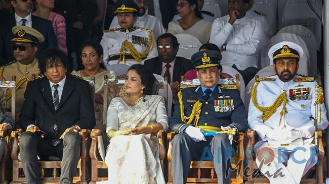 The Sri Lanka Air Force join in the 72nd Independence Celebrations