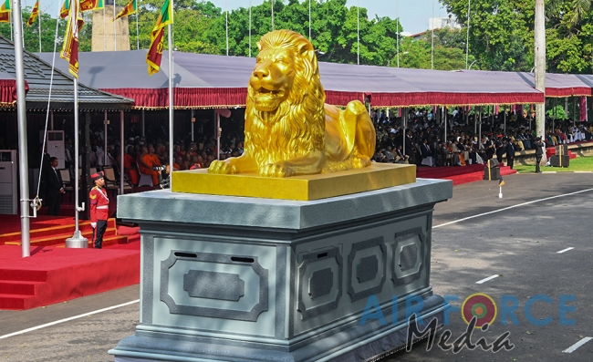 The Sri Lanka Air Force join in the 72nd Independence Celebrations