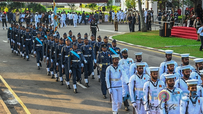 The Sri Lanka Air Force join in the 72nd Independence Celebrations