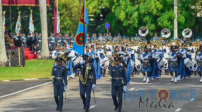 The Sri Lanka Air Force join in the 72nd Independence Celebrations