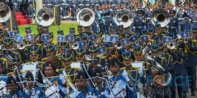 The Sri Lanka Air Force join in the 72nd Independence Celebrations