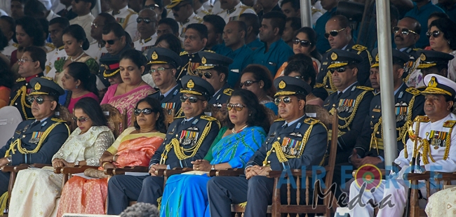 The Sri Lanka Air Force join in the 72nd Independence Celebrations