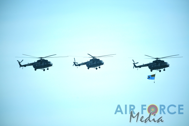 The Sri Lanka Air Force join in the 72nd Independence Celebrations