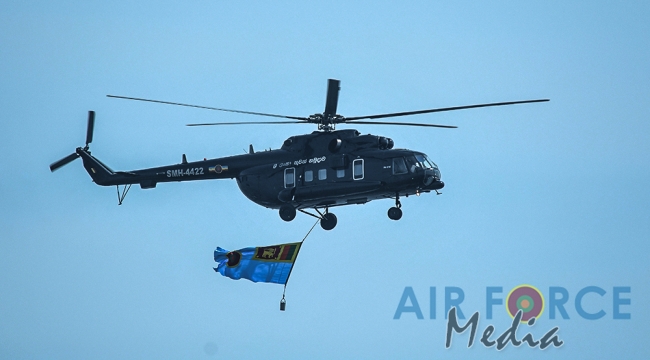 The Sri Lanka Air Force join in the 72nd Independence Celebrations