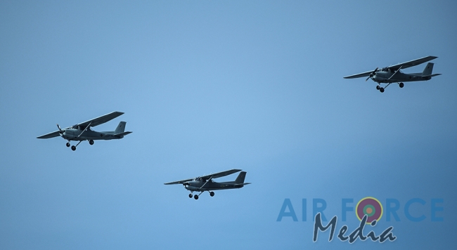 The Sri Lanka Air Force join in the 72nd Independence Celebrations