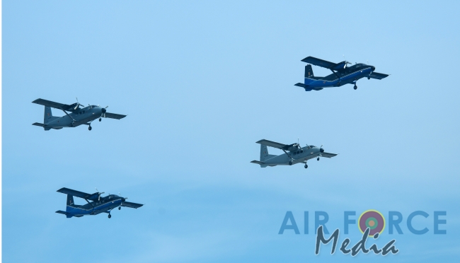 The Sri Lanka Air Force join in the 72nd Independence Celebrations