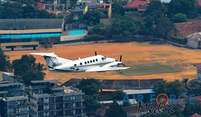 The Sri Lanka Air Force join in the 72nd Independence Celebrations