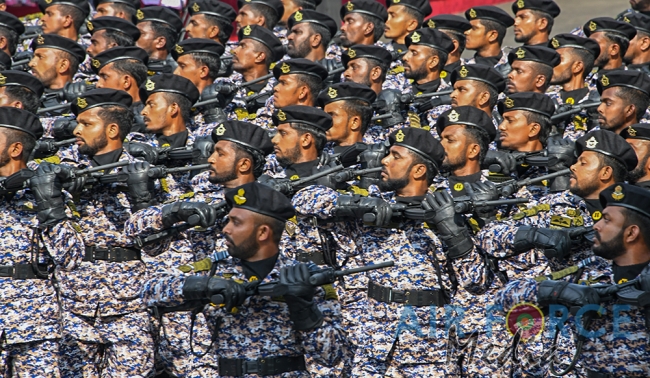 The Sri Lanka Air Force join in the 72nd Independence Celebrations