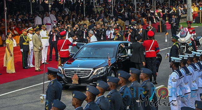 The Sri Lanka Air Force join in the 72nd Independence Celebrations