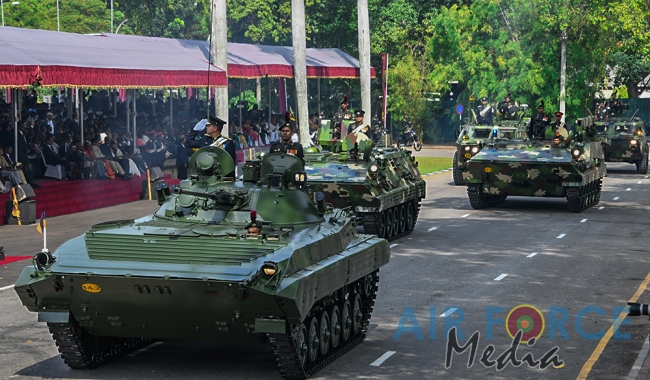 The Sri Lanka Air Force join in the 72nd Independence Celebrations