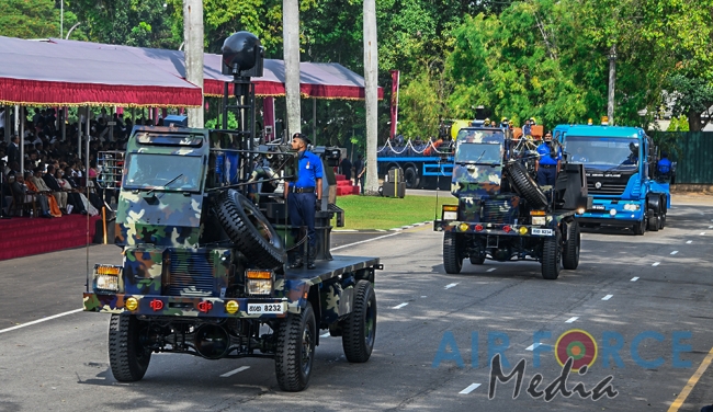 The Sri Lanka Air Force join in the 72nd Independence Celebrations