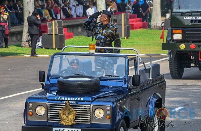 The Sri Lanka Air Force join in the 72nd Independence Celebrations