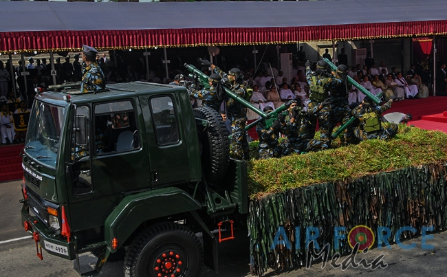 The Sri Lanka Air Force join in the 72nd Independence Celebrations