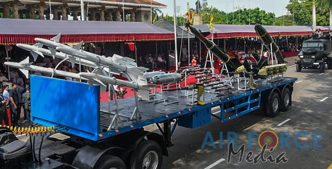 The Sri Lanka Air Force join in the 72nd Independence Celebrations