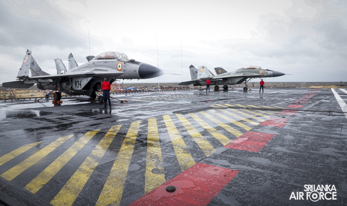 COMMANDER OF THE AIR FORCE VISITS INDIAN AIRCRAFT CARRIER INS
VIKRANT