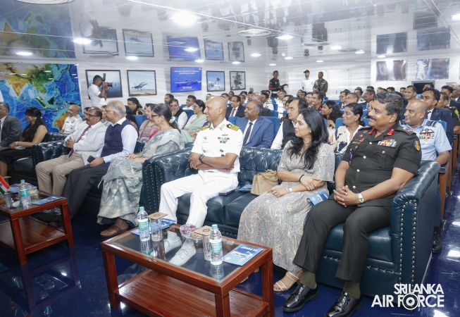 COMMANDER OF THE AIR FORCE VISITS INDIAN AIRCRAFT CARRIER INS
VIKRANT