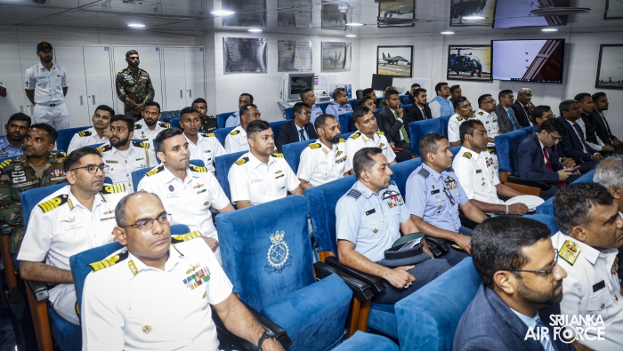 COMMANDER OF THE AIR FORCE VISITS INDIAN AIRCRAFT CARRIER INS
VIKRANT