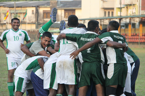 SLAF Regiment Katunayake emerge winners at Inter Unit Football Finals
