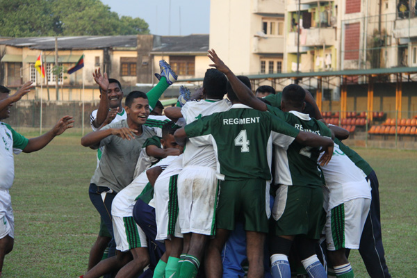 SLAF Regiment Katunayake emerge winners at Inter Unit Football Finals