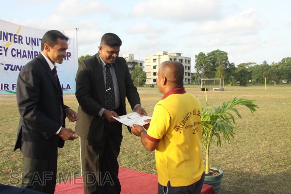 Inter Unit
Hockey Tournament - 2012