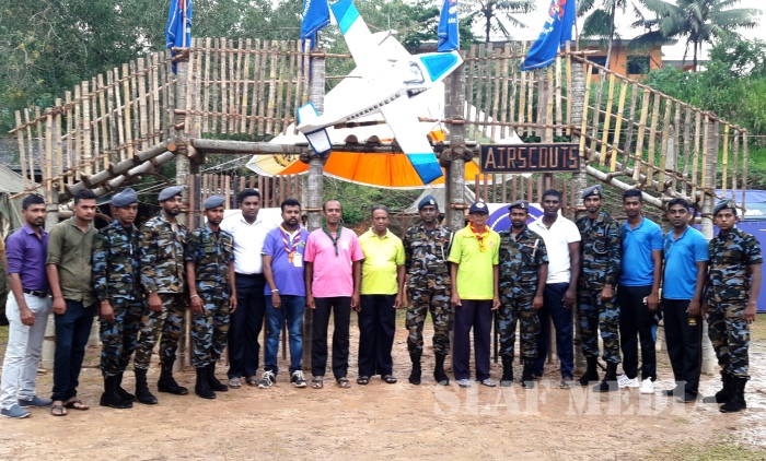 SLAF Air Scouts Participation at Palindanuwara Friendship International Scout Jamboree