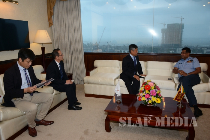 Japanese Ambassador Calls on the Commander of the Air Force