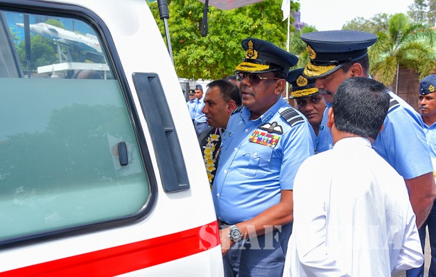 Japan Sri Lanka Friendship Association Donates an Ambulance and Fire Vehicle to The SLAF