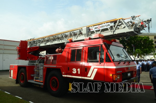 Japan Donates a Fire Vehicle to SLAF
