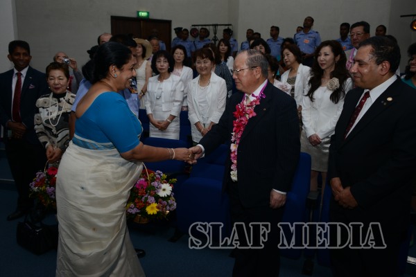 Japan Donates a Fire Vehicle to SLAF