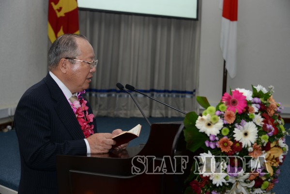 Japan Donates a Fire Vehicle to SLAF